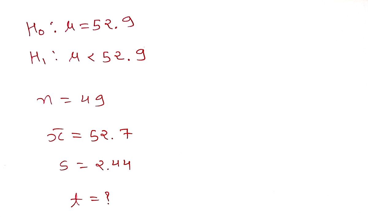 Statistics homework question answer, step 1, image 1